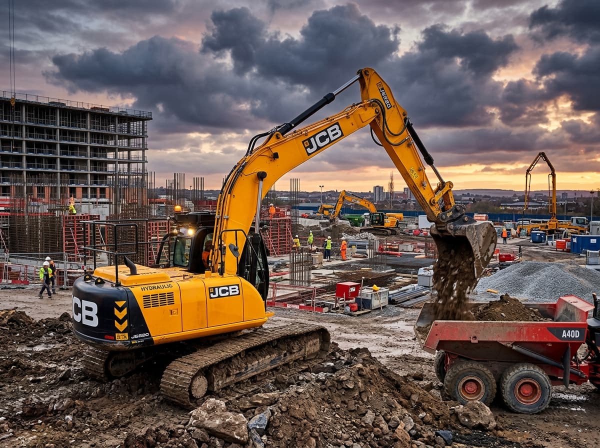 Экскаватор-погрузчик JCB 3CX (с гидромолотом / ковшом)